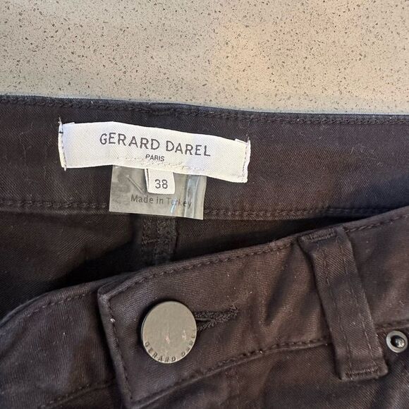 Gerard Darel Women's Black Straight Leg Jeans Size 38 - Picture 6 of 11